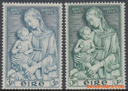 Ierland 1954 - Mi:120/121, Yv:122/123, Stamp - XX - Maria Year - Neufs