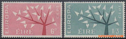 Ierland 1962 - Mi:155/156, Yv:155/156, Stamp - XX - Europe 1962 Tree - Nuovi