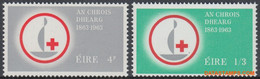 Ierland 1963 - Mi:161/162, Yv:161/162, Stamp - XX - Red Cross - Nuovi