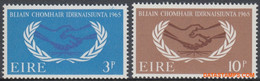 Ierland 1965 - Mi:174/175, Yv:173/174, Stamp - XX - Work Together - Nuovi