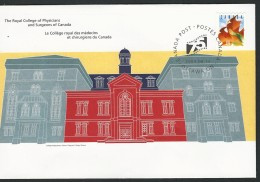 CANADA 2004 COMMEMORATIVE COVER ROYAL COLLEGE OF PHYSICIANS VALUE US $2.25 - Commemorativi