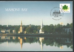 CANADA 2004 COMMEMORATIVE COVER MAHONE BAY VALUE US $2.25 - Enveloppes Commémoratives