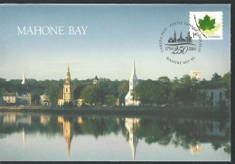 CANADA 2004 COMMEMORATIVE COVER MAHONE BAY VALUE US $2.25 - Sobres Conmemorativos