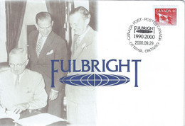 CANADA 2000 COMMEMORATIVE FULBRIGHT - HerdenkingsOmslagen