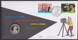 België 2011 - Mi:4211/4220, Yv:4146/4155, OBP:4165/4174, Nummisletter - O - Tintin On The Screen - Numisletters