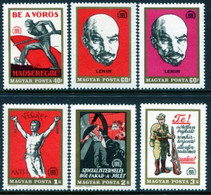 HUNGARY 1969 Soviet Republic Anniversary Including Lenin Presentation Stamp MNH / **.  Michel 2486-90 - Nuovi