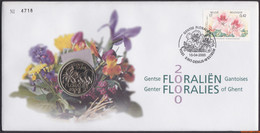 België 2000 - Mi:2955, Yv:2903, OBP:2904, Nummisletter - O - Gentlemen Floralien X - Numisletter