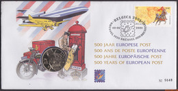 België 2001 - Mi:3046, Yv:2991, OBP:2996, Nummisletter - O - Belgica 2001 500 Years Of European Mail - Numisletters