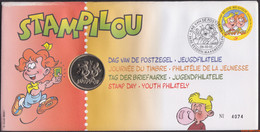 België 2001 - OBP:3023, Nummisletter - O - Stampilou - Numisletters