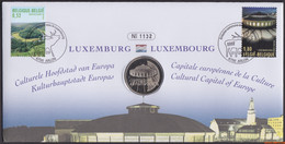 België 2007 - Mi:3724/3725, Yv:3659/3660, OBP:3676/3677, Nummisletter - O - Luxembourg Belgie - Luxemburg - Numisletters