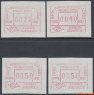 Griekenland 1987 - Mi:autom 5, Yv:distr 5, Machine Stamp - XX - Heraklion 87 - Machine Labels [ATM]