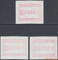 Finland 1982 - Mi:autom 1, Yv:V 1a, Machine Stamp - XX - Long-term Series - Viñetas De Franqueo [ATM]