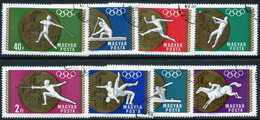 HUNGARY 1969 Olympic Medals Set Used.  Michel 2477-84 - Used Stamps