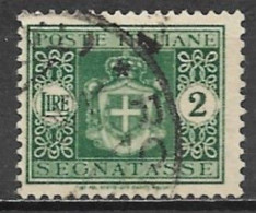 Italy 1945. Scott #J61 (U) Coat Of Arms - Impuestos