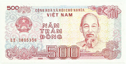 Vietnam - 500 Dông - 1988 ( 1989 ) - Pick 101.a - Unc. - Serie LI - Ho Chi Minh - Viêt-Nam