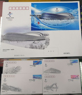 2021 China 2021-12 Olympic Winter Games Beijing 22 -Competition Venues  FDC 5V - Hiver 2022 : Pékin