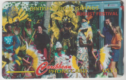 BRITISH VIRGIN ISLANDS - BVI Cultural Heritage August Festiva, CN:103CBVJ, Normal Zero: "0" , Tirage 7,500, 5 $, Used - Virgin Islands