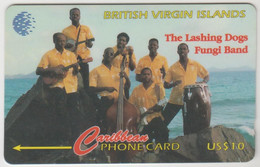 BRITISH VIRGIN ISLANDS - BVI Cultural Heritage The Lashing Dogs, CN:171CBVA, Dashed Zero: "Ø" , Tirage 15,000, 5 $, Used - Islas Virgenes