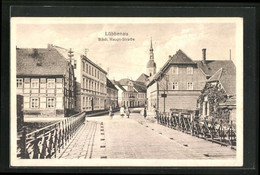 AK Lübbenau, Städt. Haupt-Strasse - Luebbenau