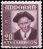 1948, Andorra Spanische Post, 44, ** - Otros & Sin Clasificación