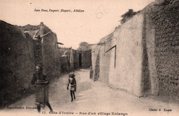 Côte D'Ivoire, Rue D'un Village Kolango - Cliché G. Kanté - Carte Jean Rose N° 11 Non Circulée - Ivory Coast