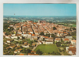 CPSM MONFLANQUIN (Lot Et Garonne) - Vue Générale Aérienne - Monflanquin