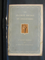 Liv. 625. La Sécurité Sociale En Angleterre. 1946 - Derecho