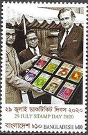 BANGLADESH, 2020, MNH, STAMP DAY, STAMPS ON STAMPS ,1v - Dag Van De Postzegel