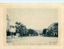 Nogent Le Roi * Le Carrefour De La Gare Et Rue Du Pont Marin * Buvette De La Gare - Nogent Le Roi