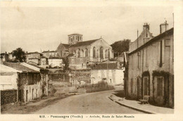 Pouzauges * La Route De St Mesmin * Arrivée De La Commune - Pouzauges