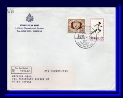 1981 San Marino Saint Marin Registered Letter To Italy NOT PHILATELIC R-Brief - Storia Postale