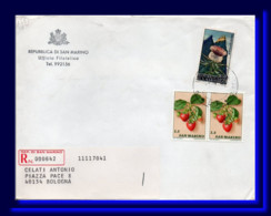 1973 San Marino Saint Marin Registered Letter To Italy NOT PHILATELIC Lettre Recommandee - Lettres & Documents