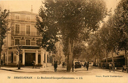 Draguignan * Le Boulevard Georges Clémenceau * Banque Crédit Lyonnais Bank Banco * Brasserie - Draguignan