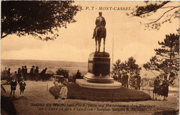 CPA MONT-CASSEL - Statue Du Marechal Foch Face Au Panorama Des Plaines (512976) - Cassel