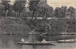 78-POISSY- LE BRAS MIGNEAUX PÊCHEURS , PAYSAGE - Poissy