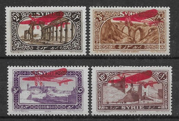 Syrie Poste Aérienne N°30/33 - Neuf * Avec Charnière - TB - Airmail