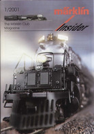 Catalogue MÄRKLIN Insider 2001/1 Club Magazine English Edition - Anglais