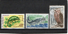 FRANCE    1971-72  Y.T. N° 1692  à  1694   Oblitéré - Usados