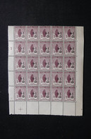 FRANCE - Orphelin N° Yvert 162 En Panneau De 25 Exemplaires Avec Millésime 7 Neufs ** - L 100602 - Unused Stamps