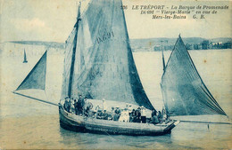 Le Tréport * La Barque De Promenade Di 691 VIERGE MARIE * En Vue De Mers Les Bains - Le Treport