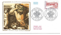 France - 13 - Aix En Provence Cassis Lambesc  Enveloppe 1er Jour 1982 -93-90 Lot De 3 - 1990-1999