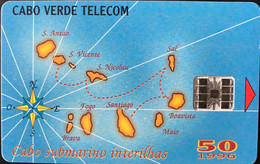 CAP VERT  -  Phonecard -  Cabo Verde Telecom  -  50 - Kapverden