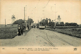 Le Havre * Le Cap De La Hève * La Route Du Cap Et Les Phares * Tramway Tram - Cap De La Hève