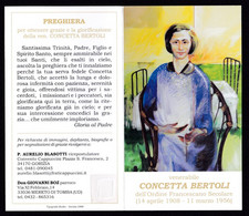 Santino Con Reliquia/holy Card With Relic: Ven. CONCETTA BERTOLI - M - A - Mm. 70 X 120 - Religion & Esotericism