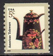 USA 2002 Arts & Crafts 5c Tolware Pot Coil Stamp, MNH (SG 4091d) - Nuevos