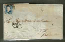 Portugal, 1856, # 12, Porto-Valença - Cartas