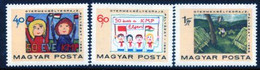 HUNGARY 1968 Communist Party Anniversary I MNH / **.  Michel 2460-62 - Unused Stamps