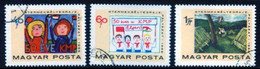 HUNGARY 1968 Communist Party Anniversary I Used..  Michel 2460-62 - Used Stamps
