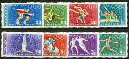 HUNGARY 1968 Olympic Games MNH / **.  Michel 2434-41 - Unused Stamps