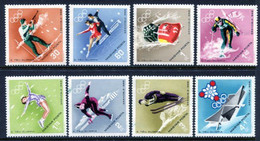 HUNGARY 1968 Winter Olympic Games MNH / **.  Michel 2379-86 - Nuevos